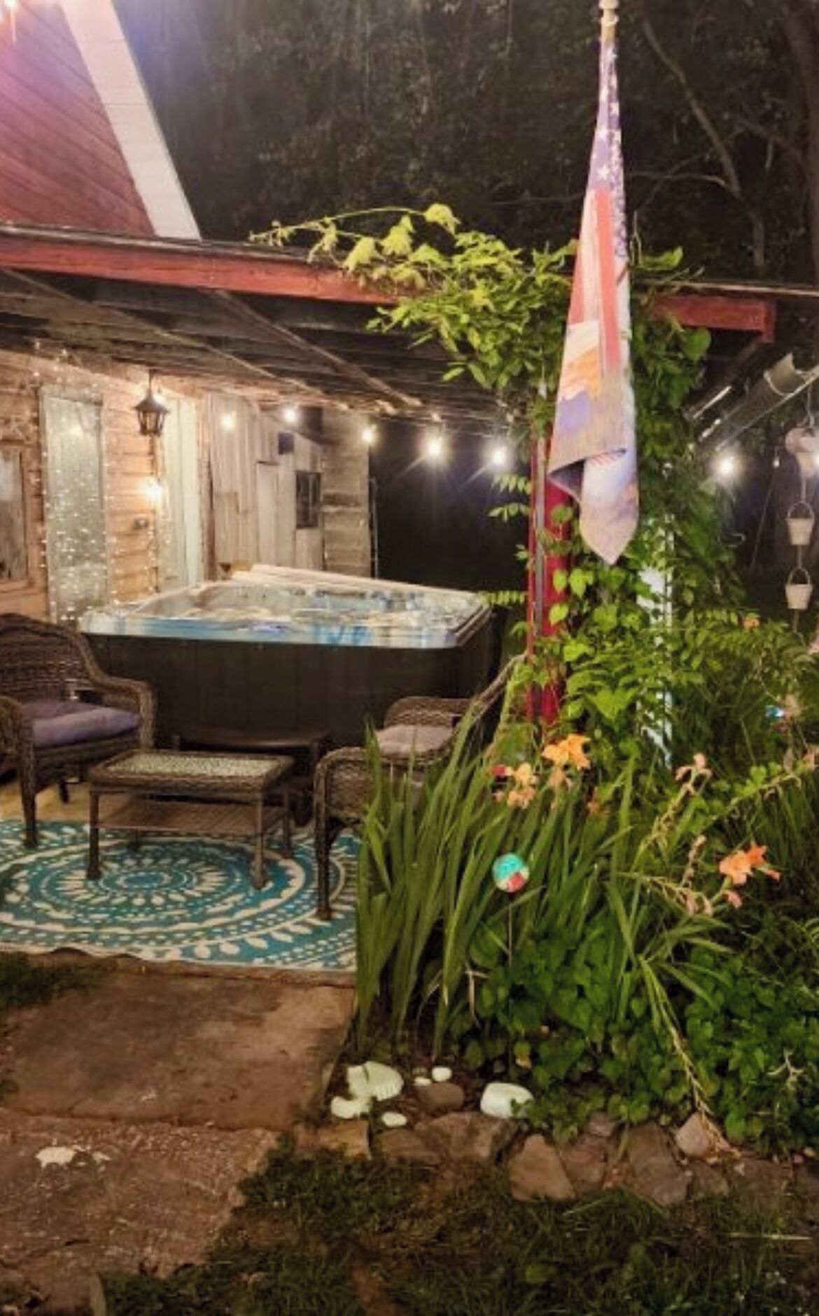 Bain à remous extérieur