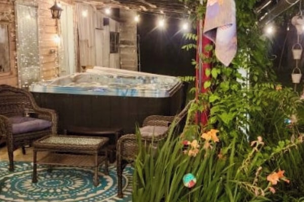 Bain à remous extérieur