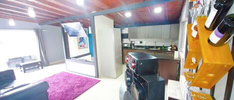 Luxury Apartment, Balcony | Living area