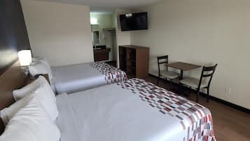 Desk, iron/ironing board, WiFi (free), bed sheets
