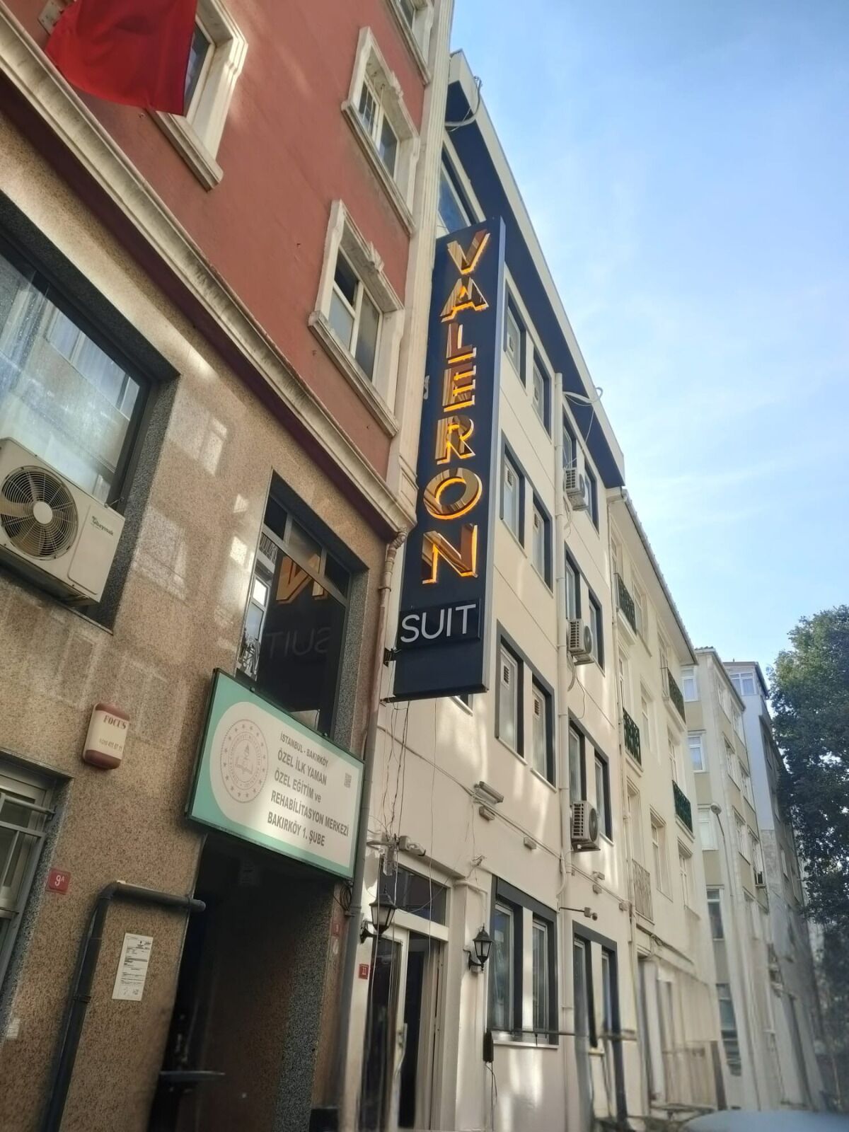 Fassade der Unterkunft