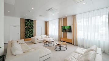 Sala de estar en el lobby