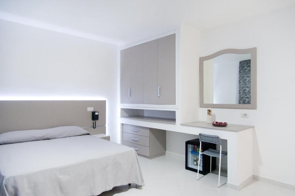 Hypo-allergenic bedding, down duvets, memory-foam beds, in-room safe