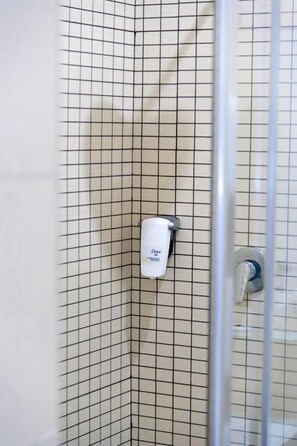 Separate bathtub and shower, jetted bath, rainfall showerhead - Hotel Regina  (Casagiove)
