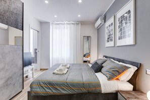 1 bedroom, desk, iron/ironing board, travel cot - BDC - Domus Pompea Apt (Roma)