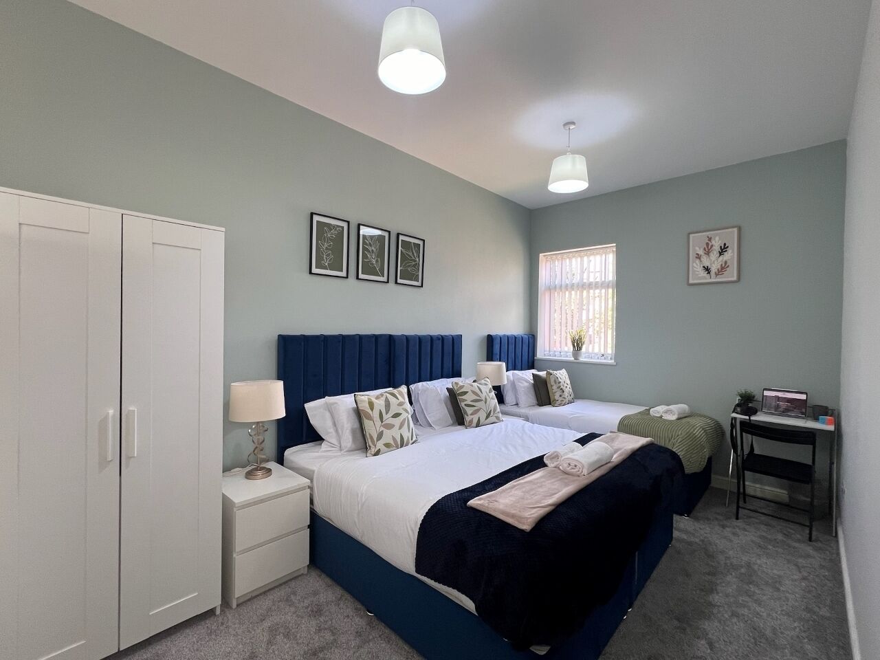 3 bedrooms, iron/ironing board, free WiFi, bed sheets