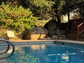 Outdoor pool - Sequoia River House w/pool&spa (Three Rivers)