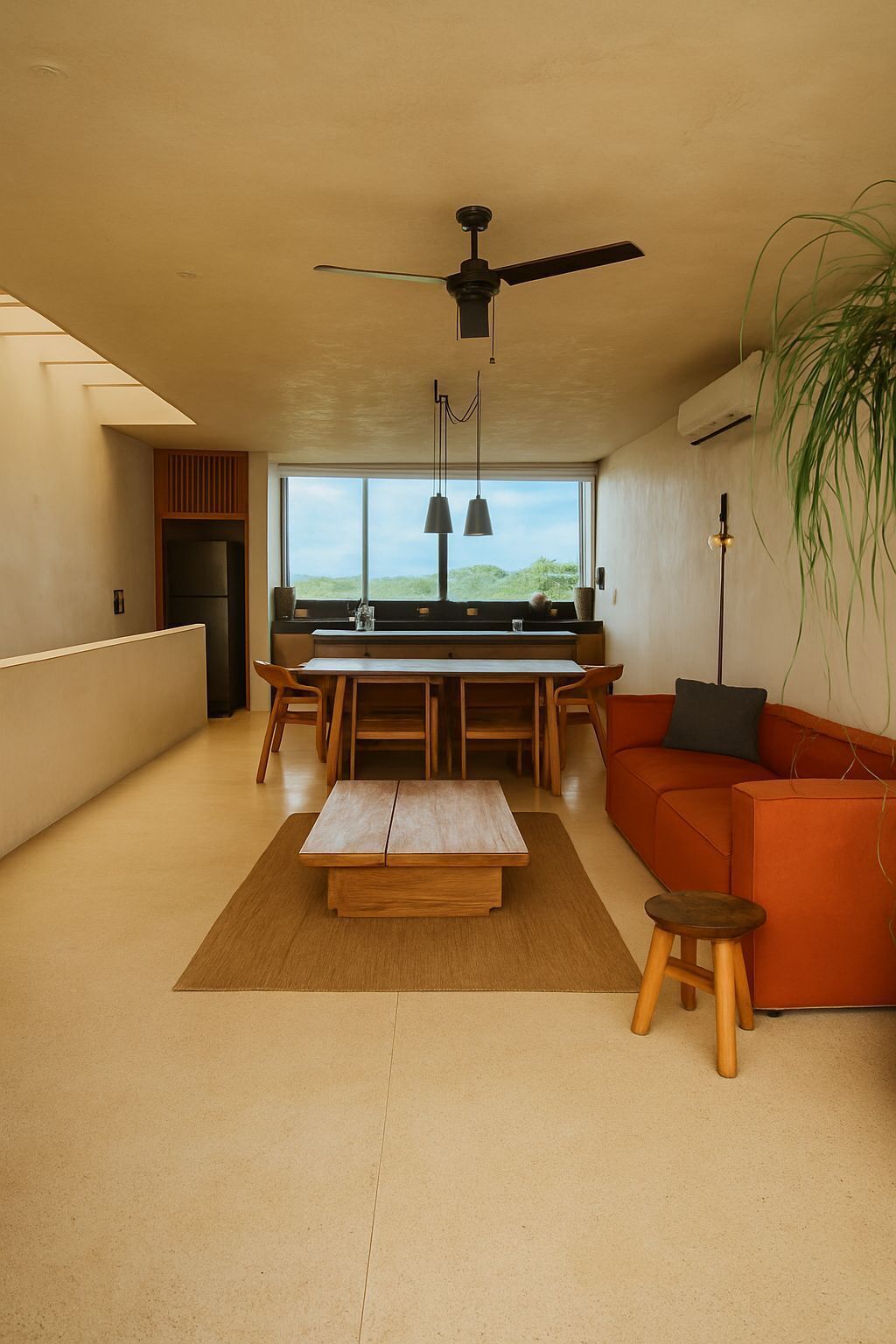 公寓 (6A) | 起居区 | 43-英寸智能电视（配备有线频道）