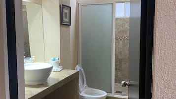 Serviettes fournies, savon, papier toilette