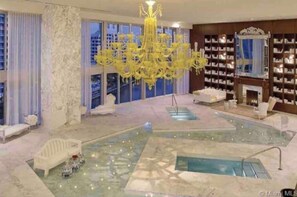 Spa - 40th Floor High Ceiling Condo-Bay View - Free Spa (Miami)