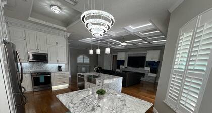 Direct Gulf access 4-bedroom estate with a private boat dock