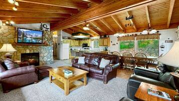 TV connectée, cheminée