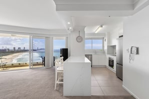 Apartment, 2 Bedrooms, Balcony | Private kitchen | Electric kettle, toaster - Burleigh Headland 2 Bedroom Stay, just a stones throw from the beach! (Burleigh Heads)