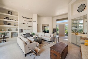 Smart TV, books, music library, stereo - Radiant Oasis Estate in the Boulders Resort of North Scottsdale! (Scottsdale)