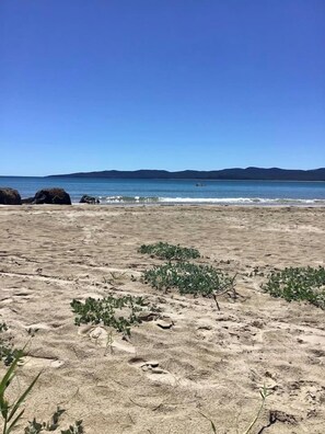 On the beach