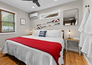 2 dormitorios, tabla de planchar con plancha, wifi gratis y ropa de cama