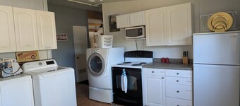 UP Adventure Basecamp with hot tub close to the Porcupine Mountains.
