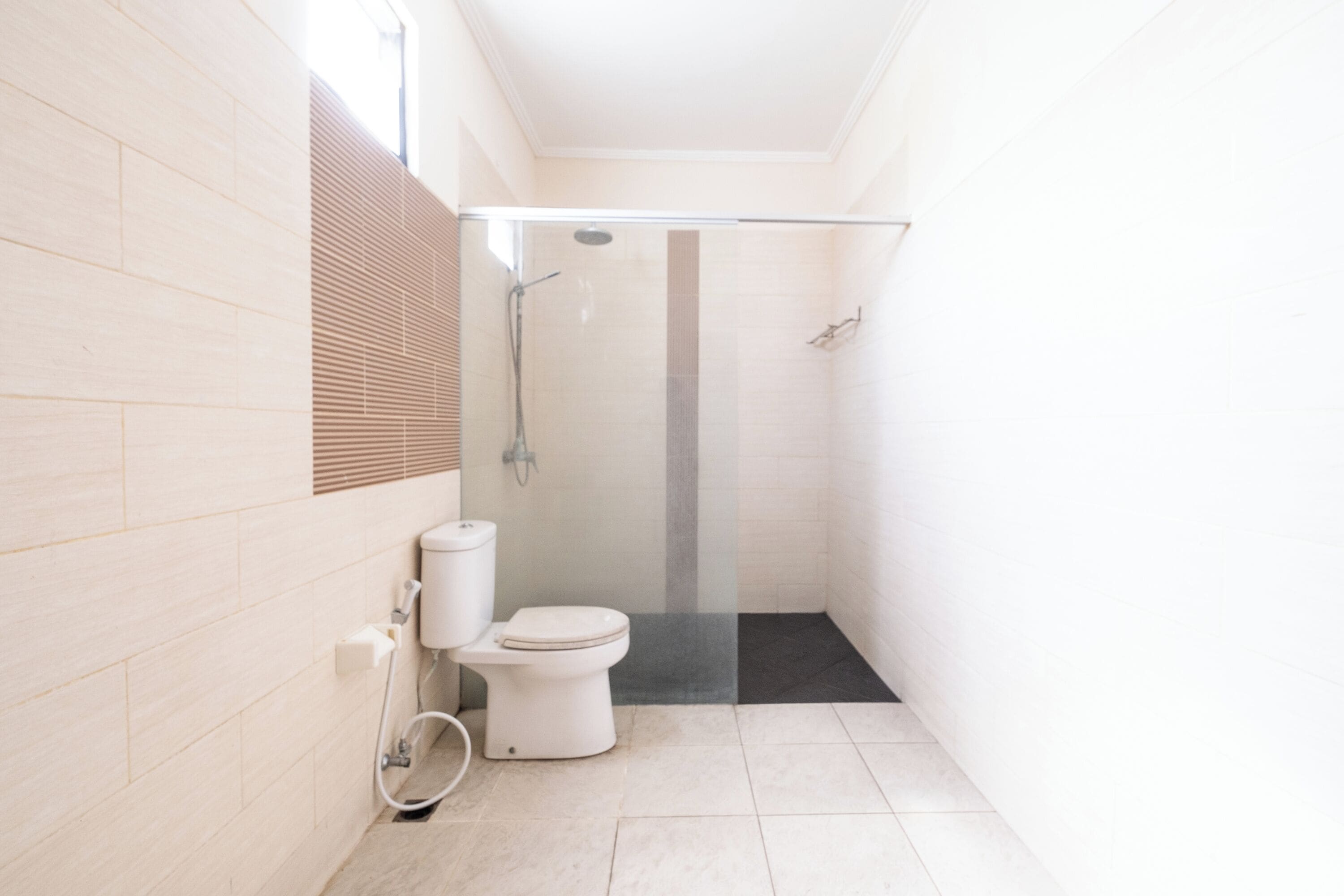 Family Room | Bathroom | Shower, rainfall showerhead, slippers, towels