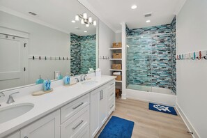 Shower, towels