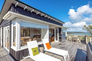 Family Cottage, Ocean View | Terrace/patio - Pacific Views - Waiheke Island (Waiheke Island)