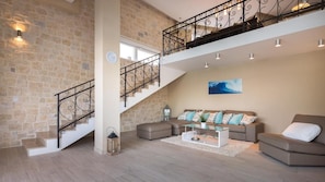 Villa, 4 Bedrooms, Smoking, Private Pool | Living room