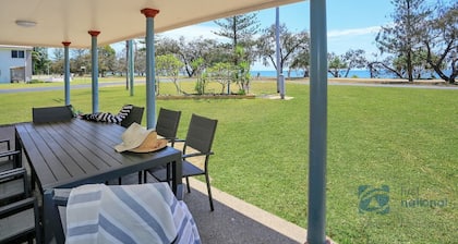 Uninterrupted views of the Ocean from the Verandah