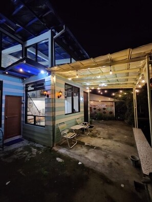 Façade de l’hébergement