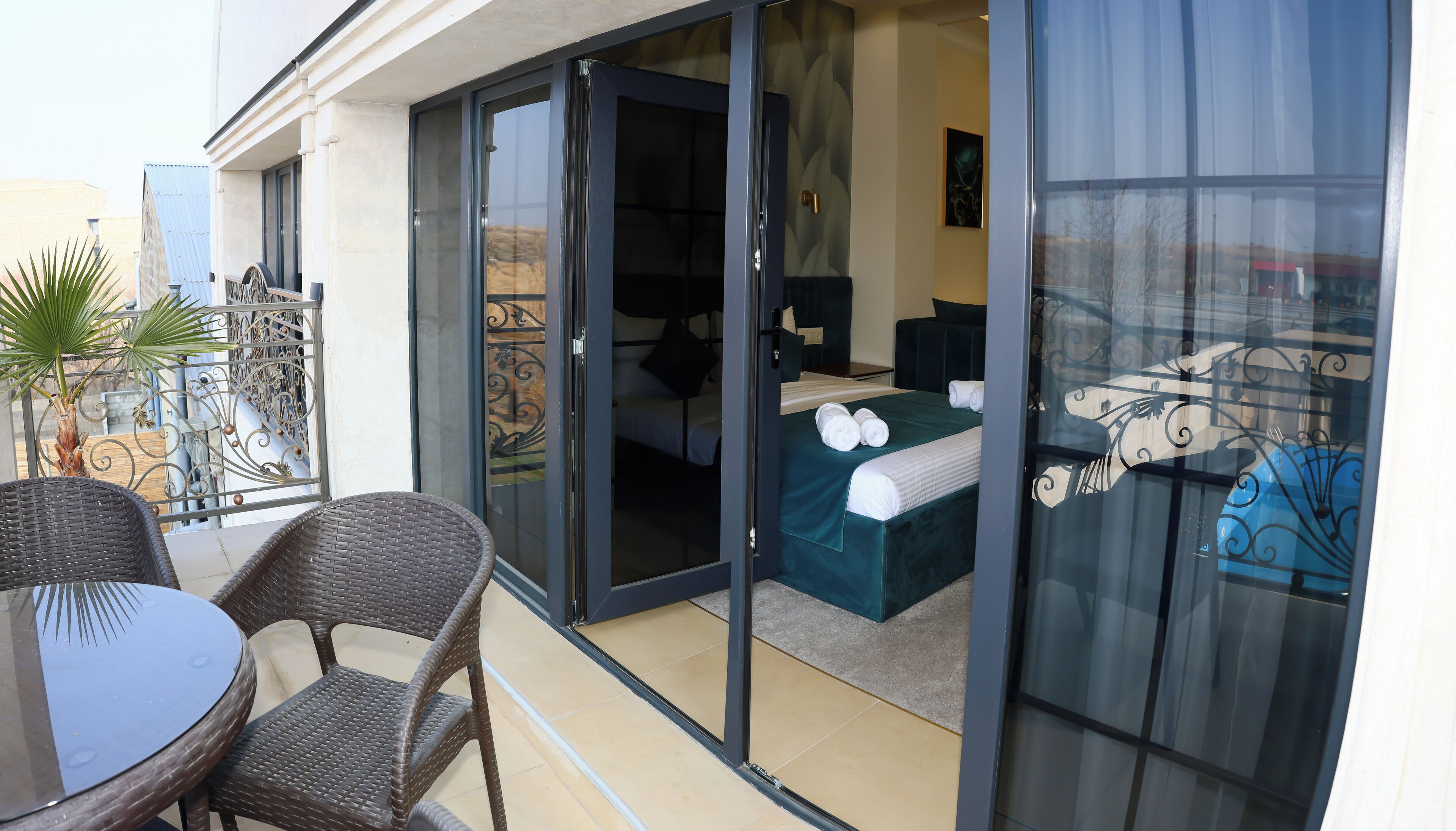 Habitació doble Deluxe, balcó | Terrassa o pati