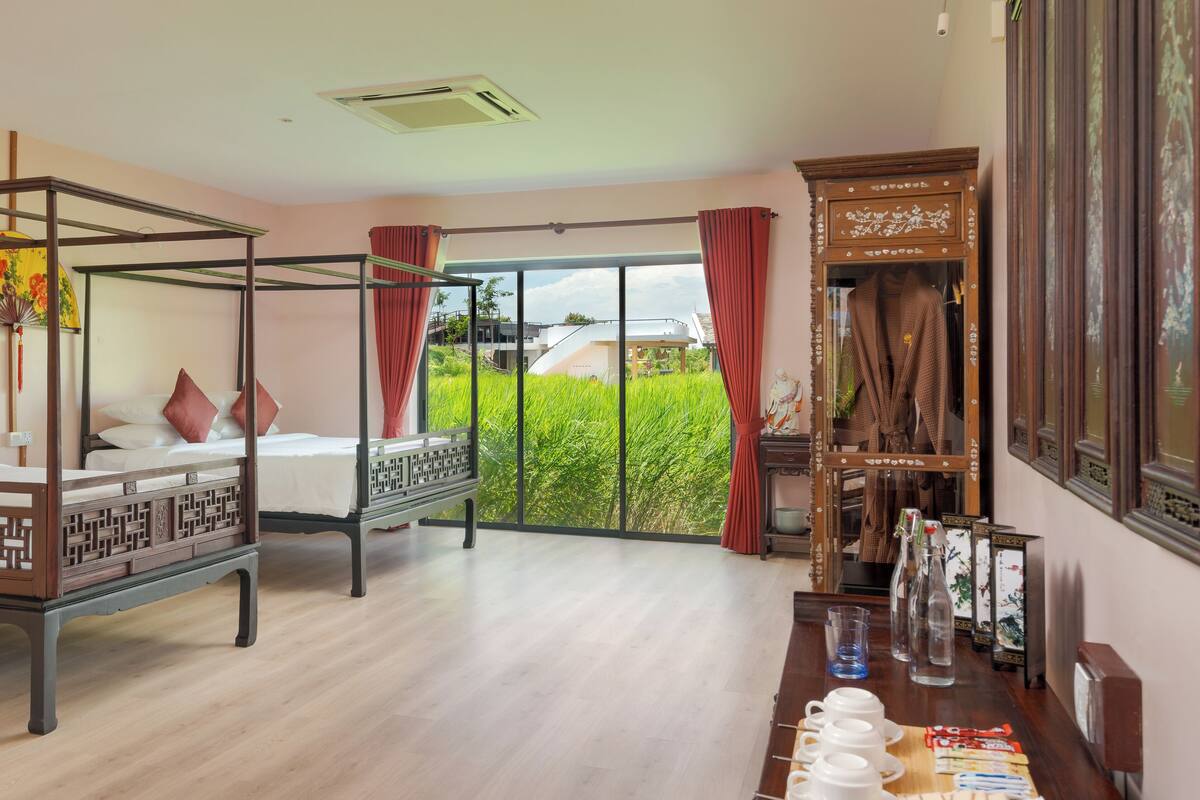 Zweibettzimmer (Chinese Executive Suite) | Blick auf den Garten