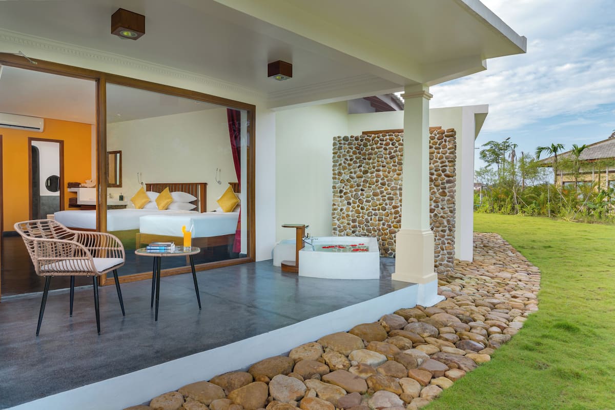 Junior Family Twin, Balcony | Egyptian cotton sheets, premium bedding, down comforters, pillowtop beds