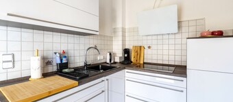 Vakantiehuis 'Lichtblick' met privé terras, gedeelde tuin en Wi-Fi