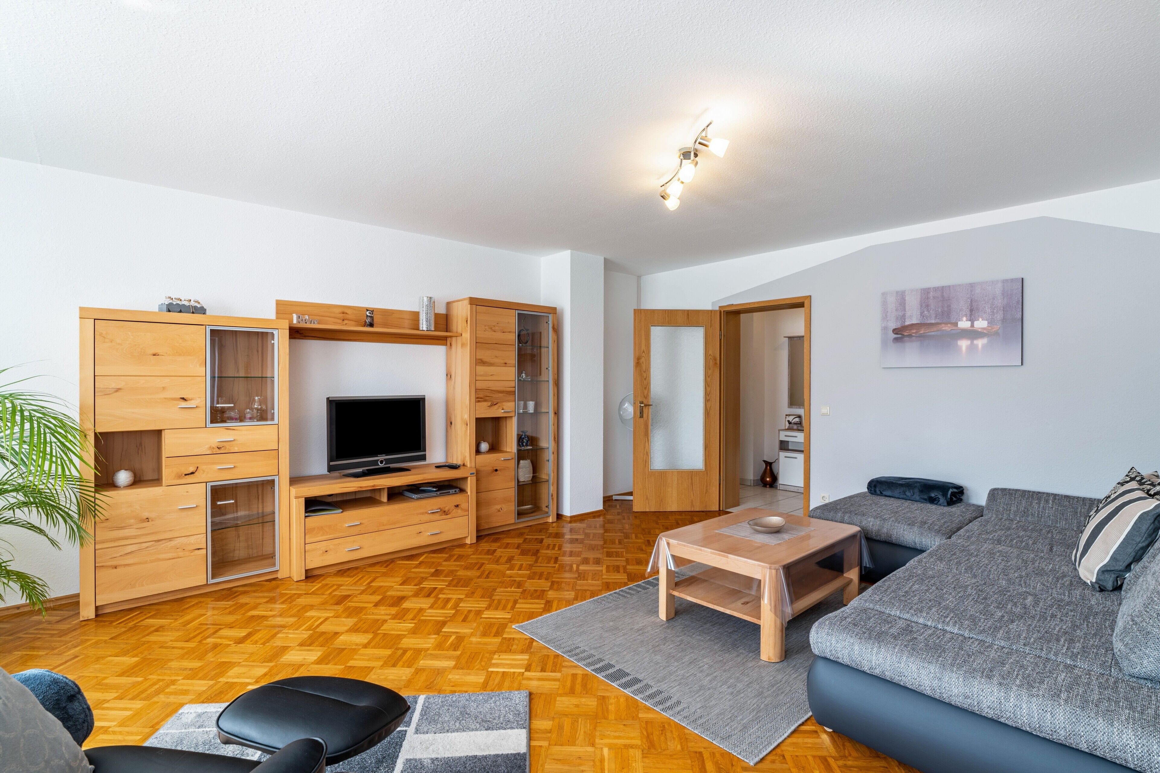 TV, DVD player, stereo