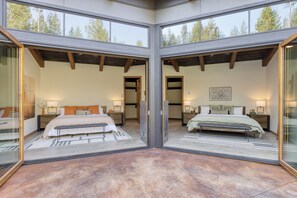 3 habitaciones, cuna de viaje, wifi gratis y ropa de cama 