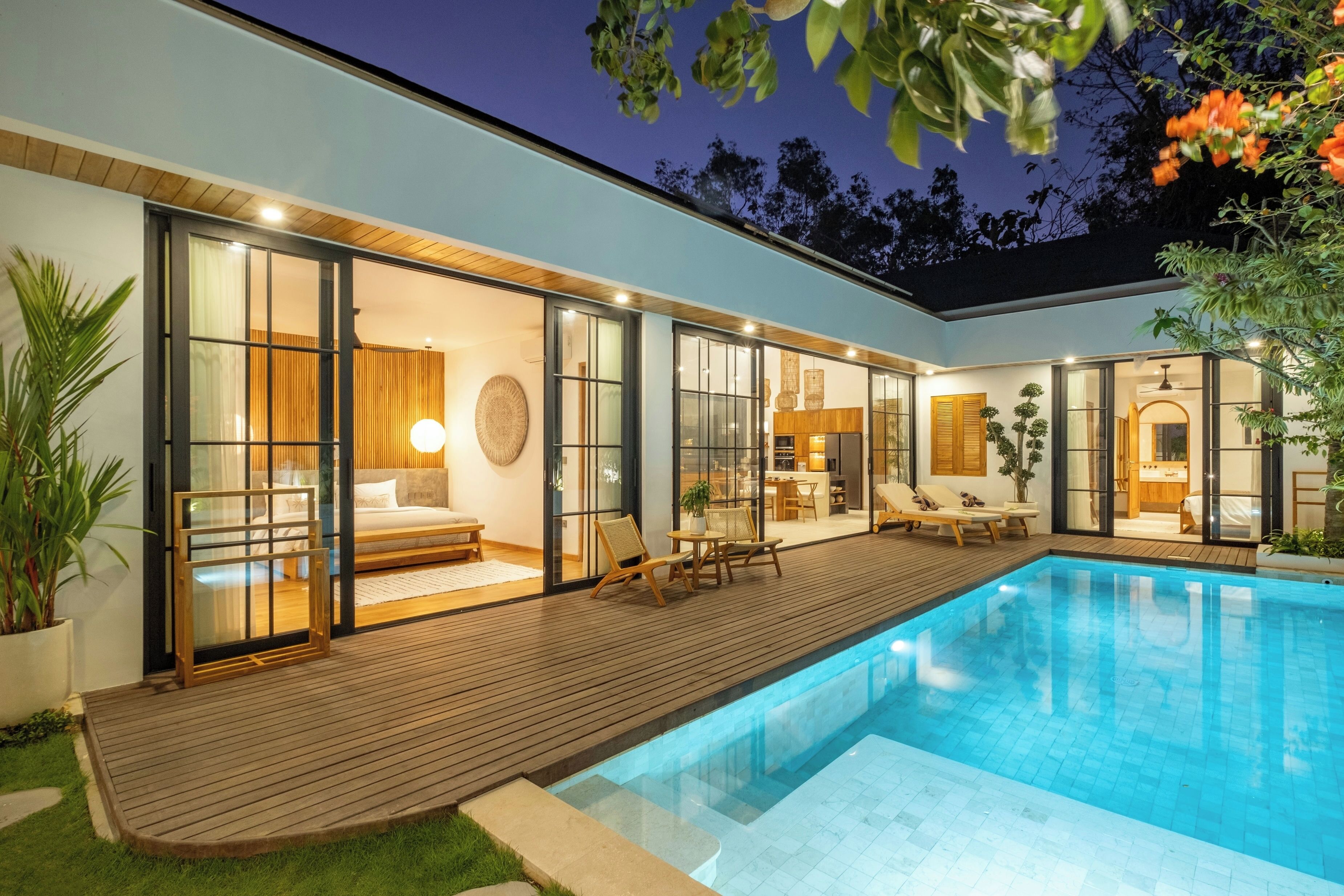 ด้านหน้าที่พัก