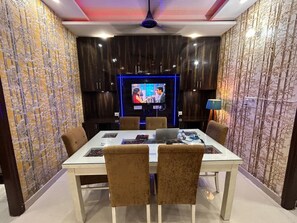 Apartment, 3 Bedrooms, Accessible, Smoking | Dining room - Entire 3bhk Luxury Flat in Zirakpur-panchkula-chandigarh-mohali, Punjab, India (Dera Bassi)