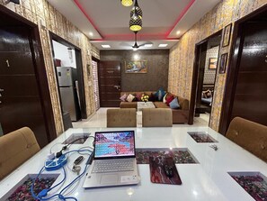 Apartment, 3 Bedrooms, Accessible, Smoking | Living room - Entire 3bhk Luxury Flat in Zirakpur-panchkula-chandigarh-mohali, Punjab, India (Dera Bassi)