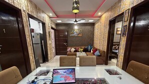 Apartment, 3 Bedrooms, Accessible, Smoking | Living room - Entire 3bhk Luxury Flat in Zirakpur-panchkula-chandigarh-mohali, Punjab, India (Dera Bassi)