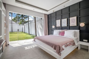 Villa Deluxe - 3 sovrum - uteplats | 3 sovrum och sängtillbehör av högsta kvalitet