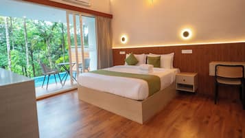 Deluxe Cottage, Pool View | 1 bedroom, premium bedding, Select Comfort beds, blackout curtains