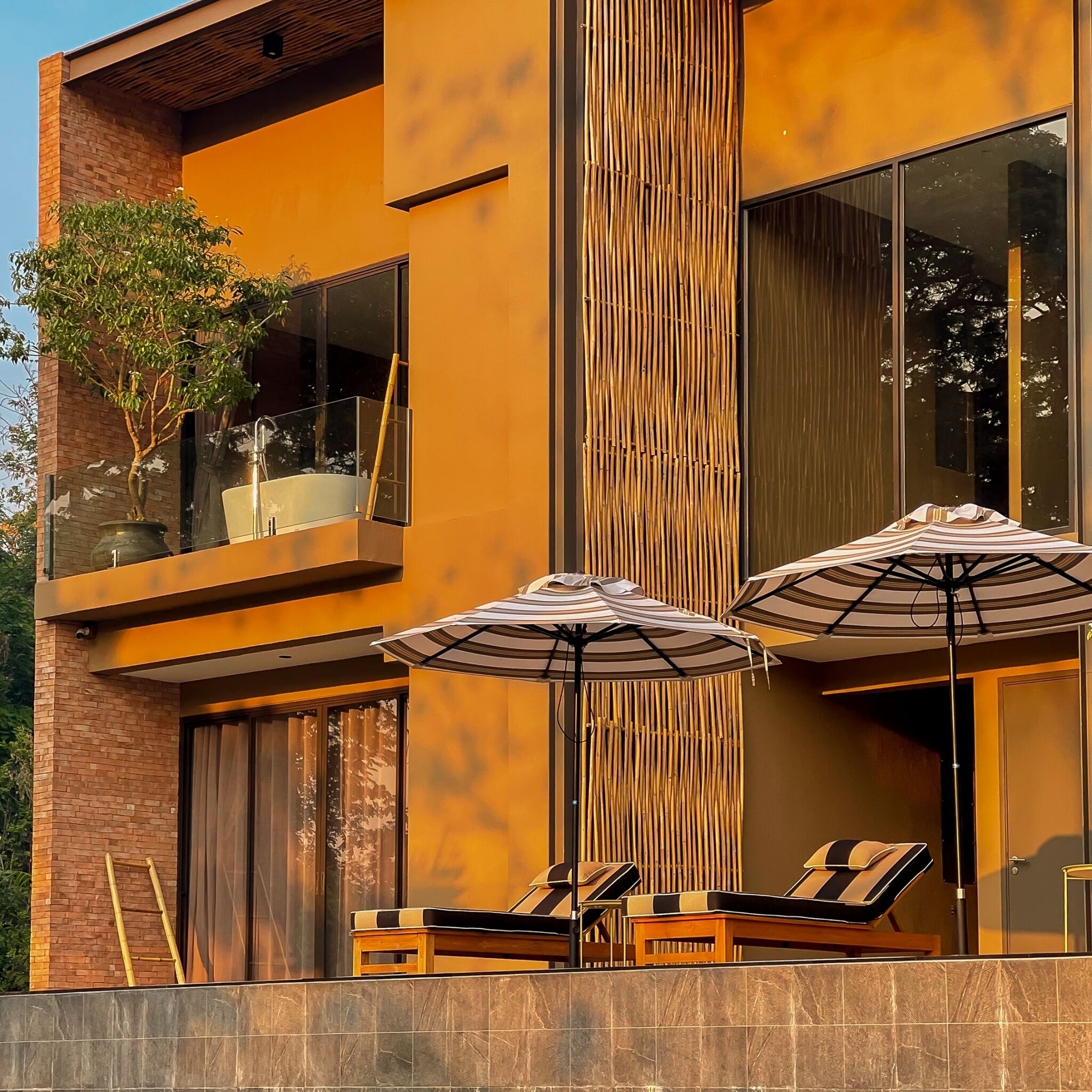 Façade de l’hébergement