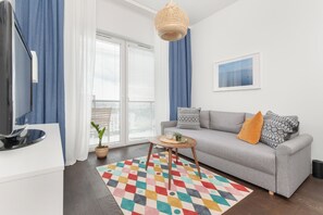 Leilighet, 1 soverom, balkong | Oppholdsrom