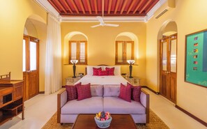 Generator Room | Premium bedding, minibar, in-room safe, individually decorated - Rambha Palace (Chatrapur)