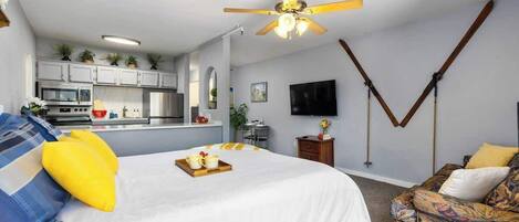 Strygejern/strygebræt, weekendseng, Wi-Fi, sengetøj