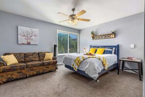 Iron/ironing board, travel crib, WiFi, bed sheets