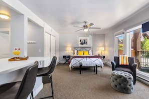 Iron/ironing board, travel crib, WiFi, bed sheets