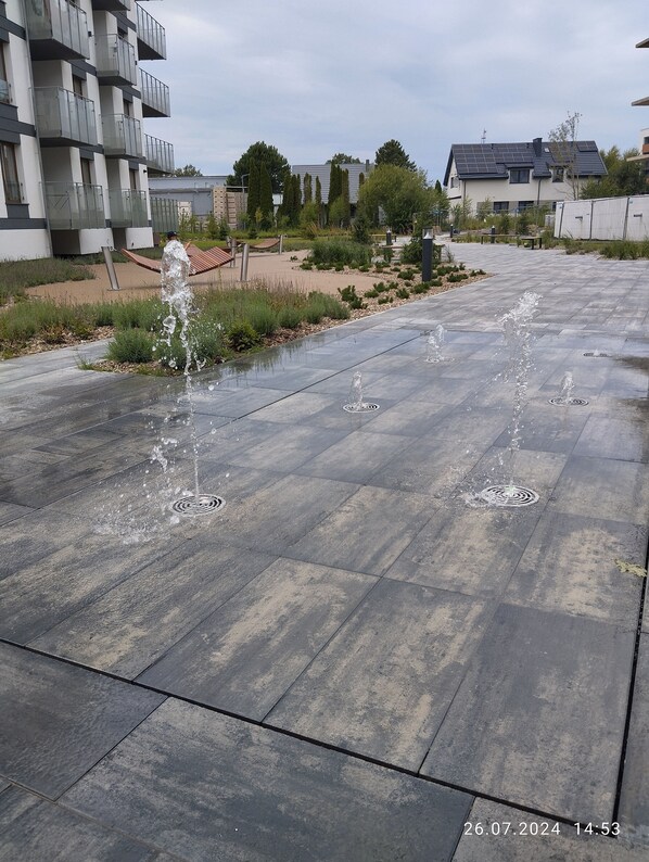 Property grounds - Kotwica Bałtyku - Wygodny apartament w nadmorskim kurorcie uzdrowiskowym. (Kolobrzeg)