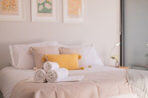 1 多间卧室、熨斗/熨衣板、WiFi、床单