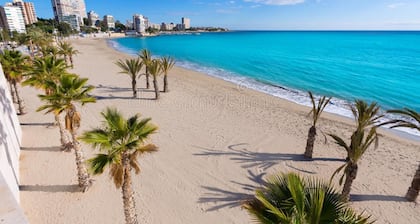 Lovely Beach House With Terrace San Juan Alicante