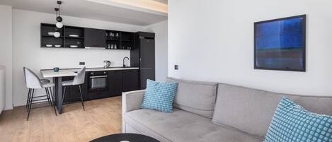 Superior Apartment, Balcony | Living area