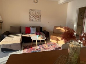 Apartment, 2 Bedrooms, Smoking, Balcony | Living room - Superior Onebedroom Apartment (Ulcinj)